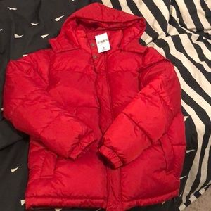 Red Puffer Jacket (Men’s Size S)